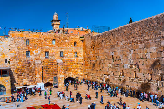 耶路撒冷哭墙广场图片素材免费下载