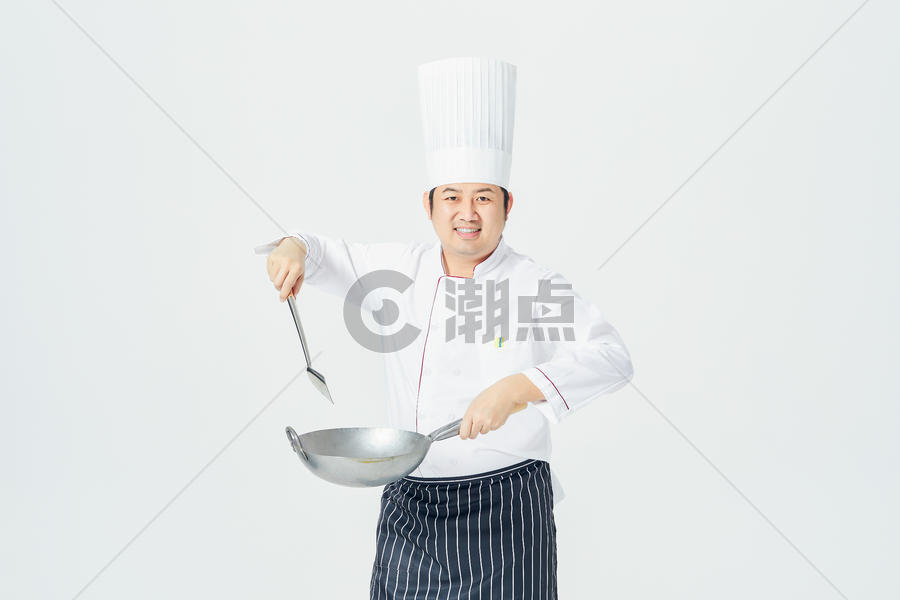 男厨师炒菜图片素材免费下载