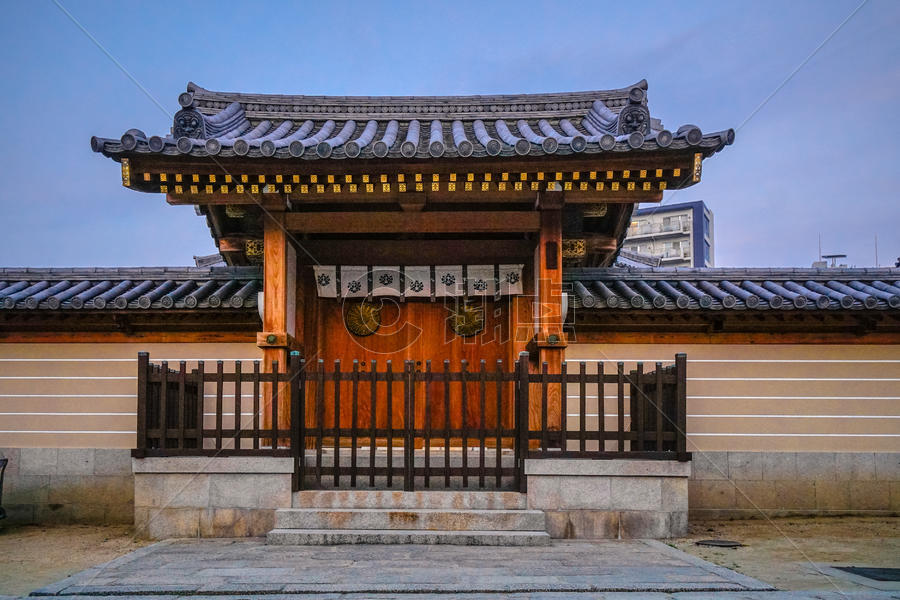 日本大阪四天王寺建筑图片素材免费下载