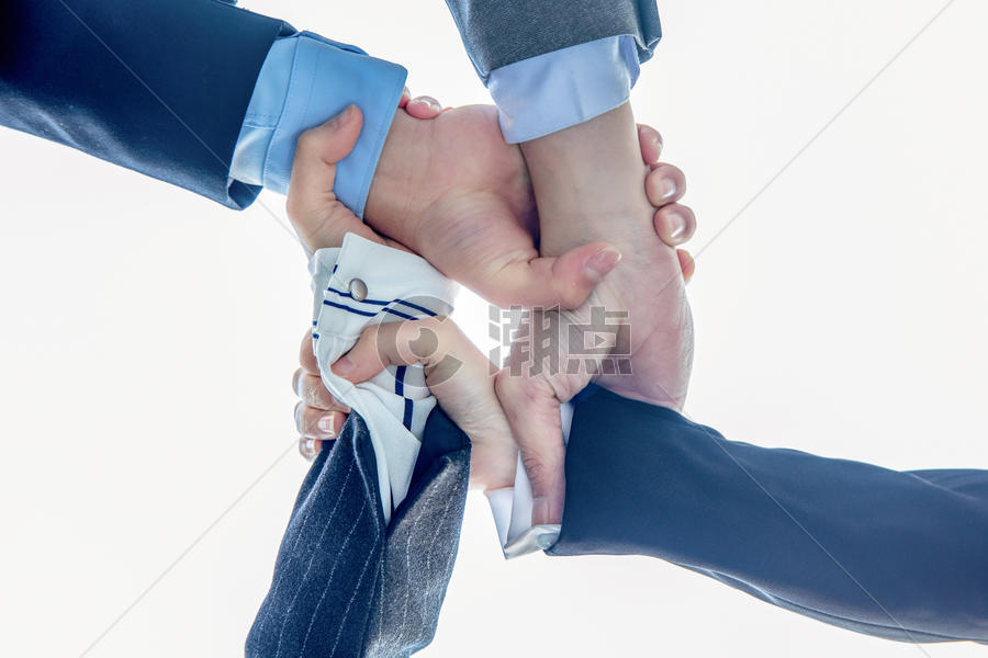 商务团队团结手握手图片素材免费下载