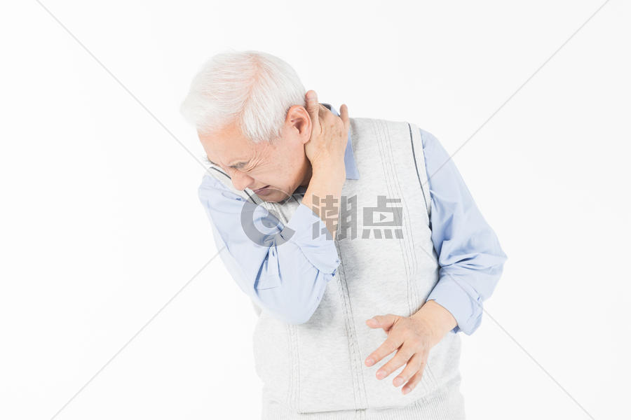 老年人脊椎酸痛图片素材免费下载