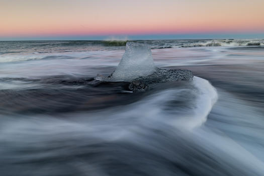 冰岛钻石沙滩图片素材免费下载