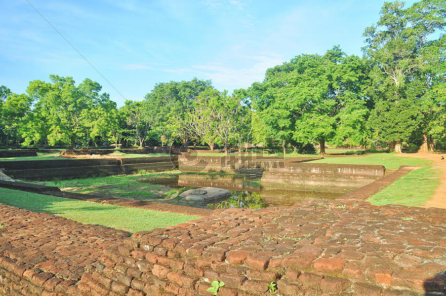 斯里兰卡狮子岩古代遗址图片素材免费下载