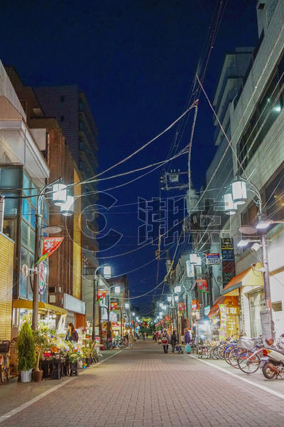 日本东京板桥街景夜景图片素材免费下载