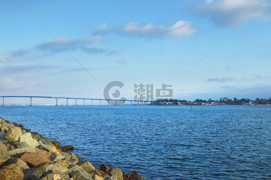 美国圣地亚哥跨海大桥图片素材免费下载