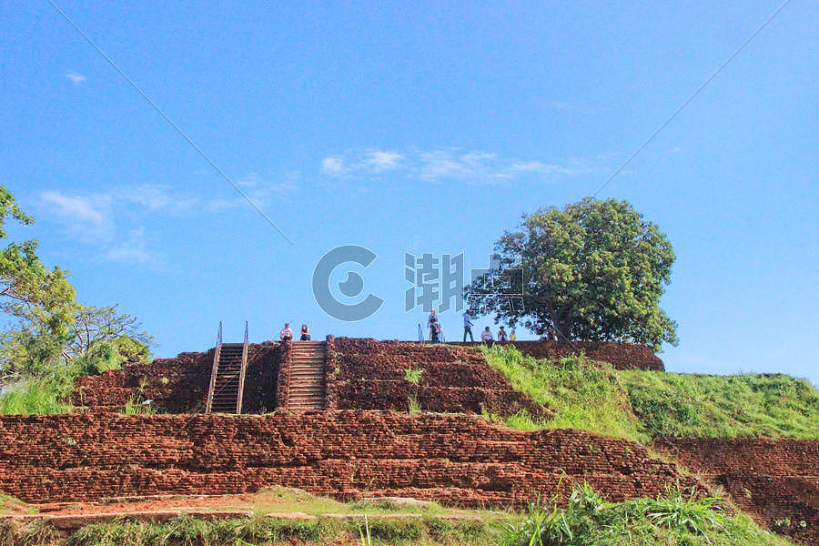 斯里兰卡狮子岩古代遗址图片素材免费下载