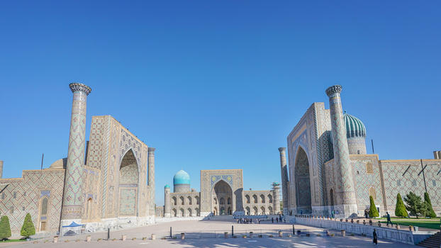 乌兹别克斯坦撒马尔罕之心图片素材免费下载