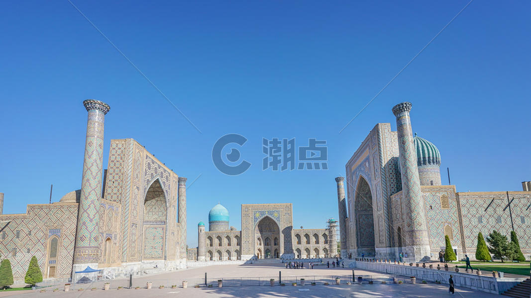 乌兹别克斯坦撒马尔罕之心图片素材免费下载