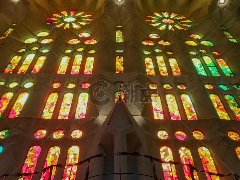 西班牙天主教大型教堂圣家族大教堂图片素材免费下载