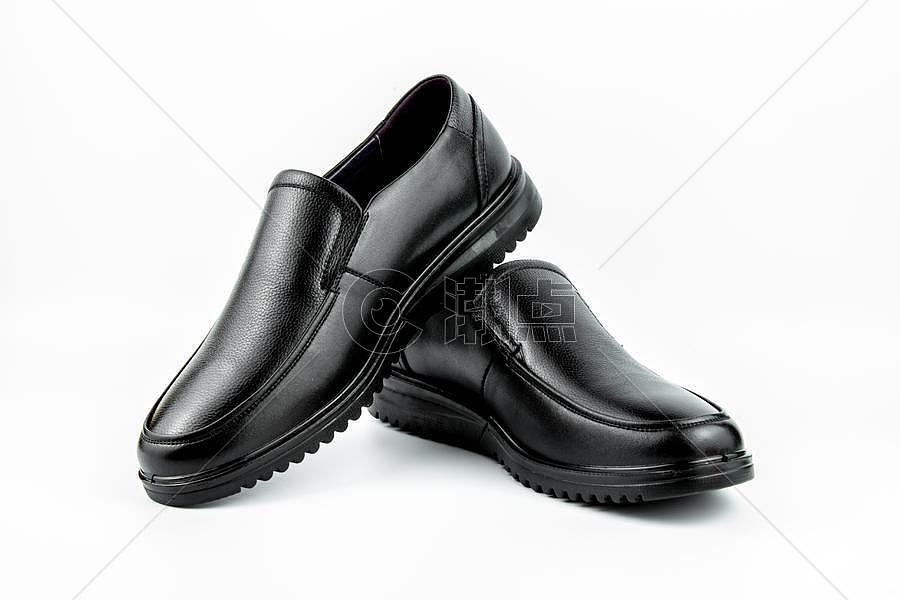 男士黑色商务皮鞋图片素材免费下载