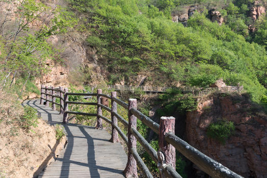 郑州伏羲大峡谷风光图片素材免费下载