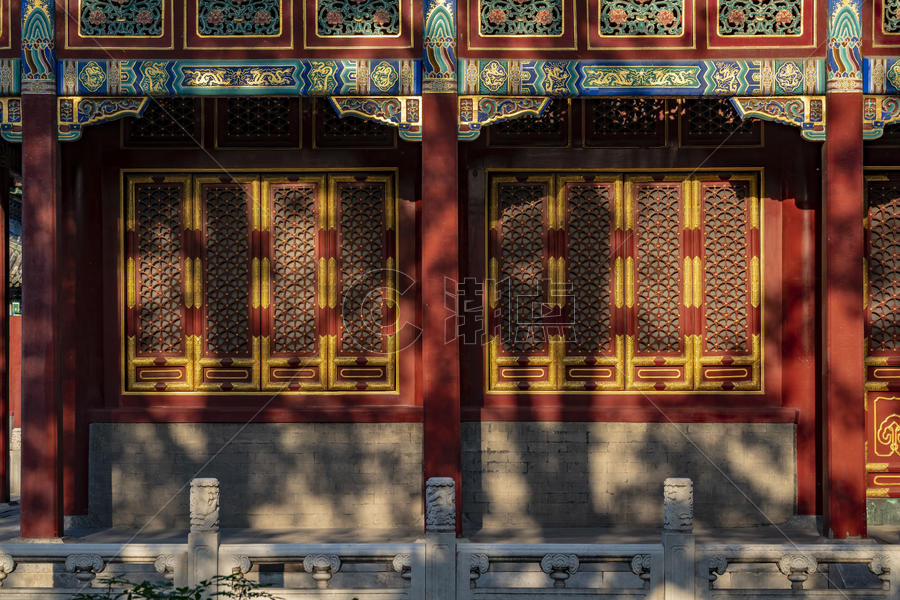 北京北海公园的小西天图片素材免费下载