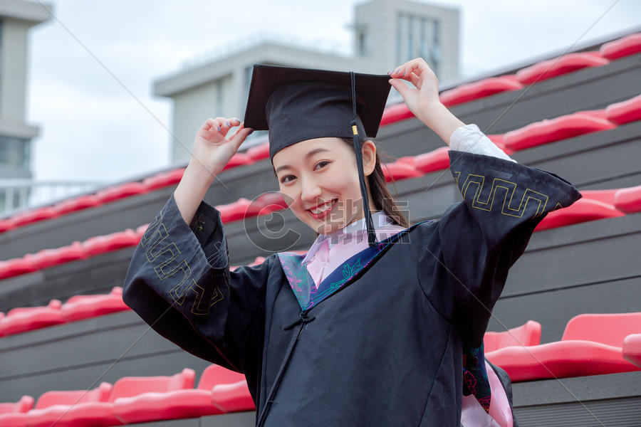 大学生毕业美女图片素材免费下载