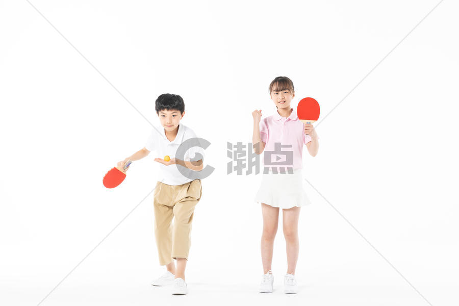儿童乒乓球运动图片素材免费下载