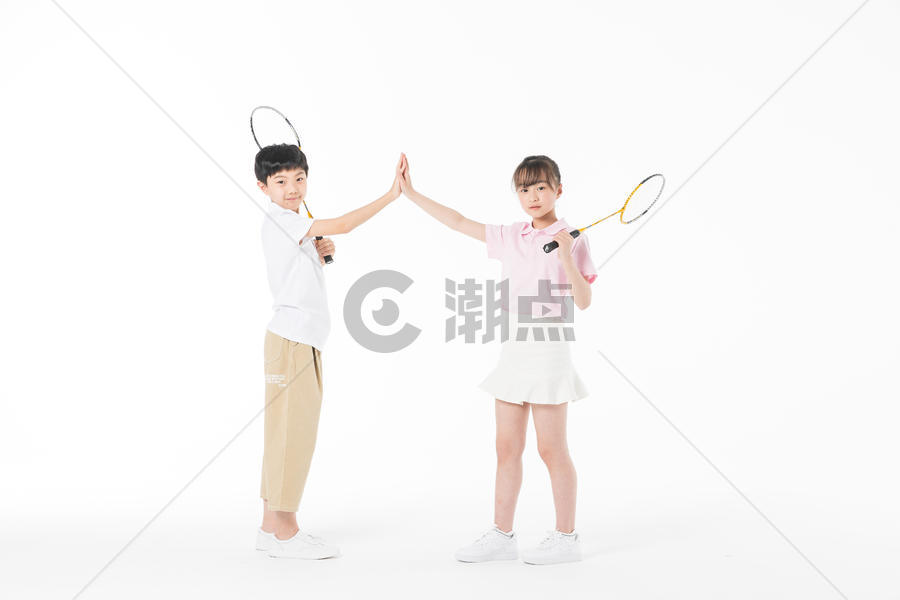 儿童羽毛球运动图片素材免费下载