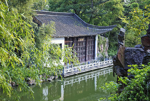 扬州大明寺园林楼阁图片素材免费下载