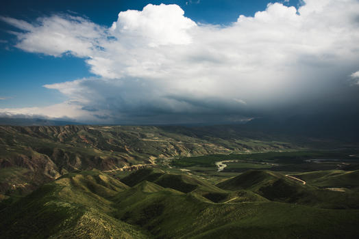 新疆天山草原草场山区旅游度假风光摄影图片素材免费下载
