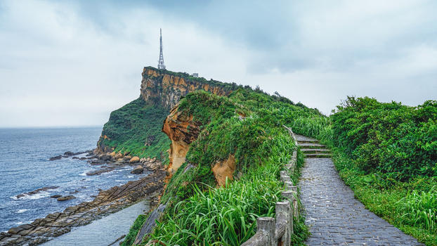台湾新北野柳半岛海峡图片素材免费下载