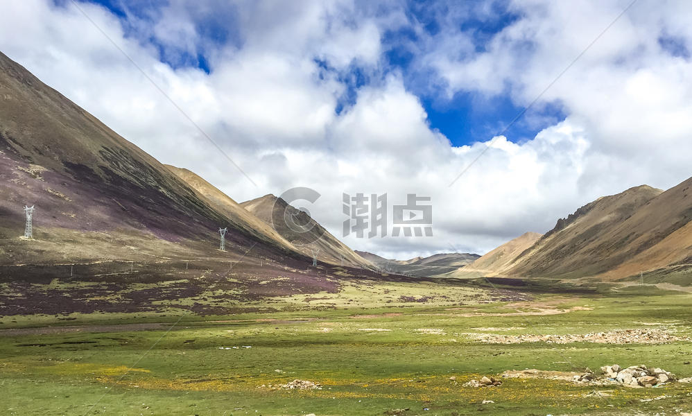 西藏羊湖景区风光图片素材免费下载