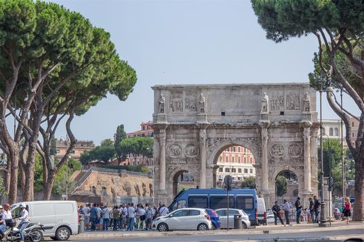 古罗马君士坦丁凯旋门图片素材免费下载