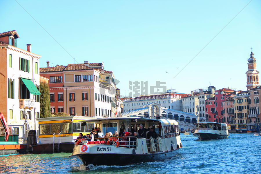 威尼斯水上巴士图片素材免费下载