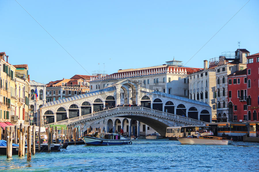 威尼斯里亚托桥图片素材免费下载