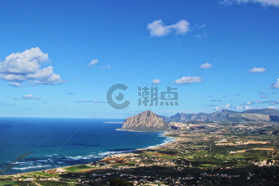西西里岛海岸线图片素材免费下载