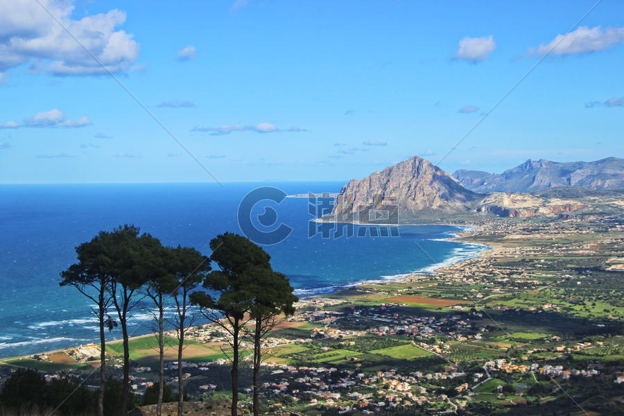 意大利西西里岛海景图片素材免费下载