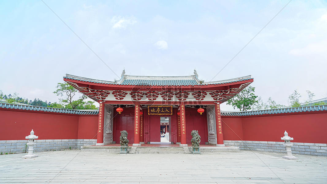 南少林寺寺庙建筑图片素材免费下载