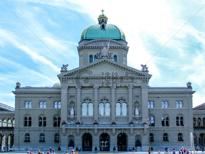 瑞士伯尔尼国会大厦图片素材免费下载