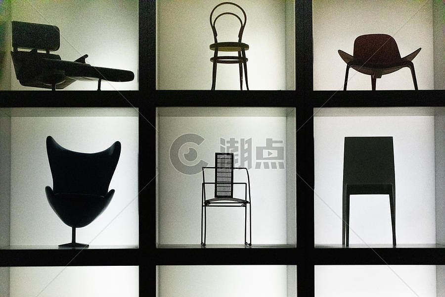 椅子橱窗展图片素材免费下载