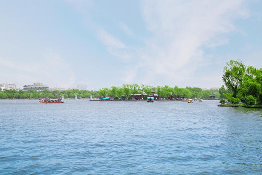 济南旅游大明湖图片素材免费下载