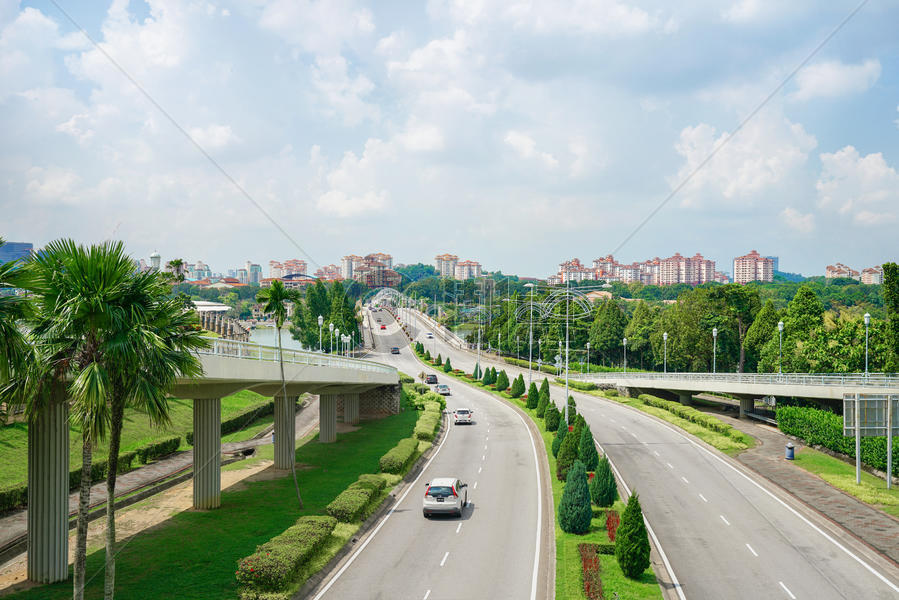 马来西亚城市公路图片素材免费下载