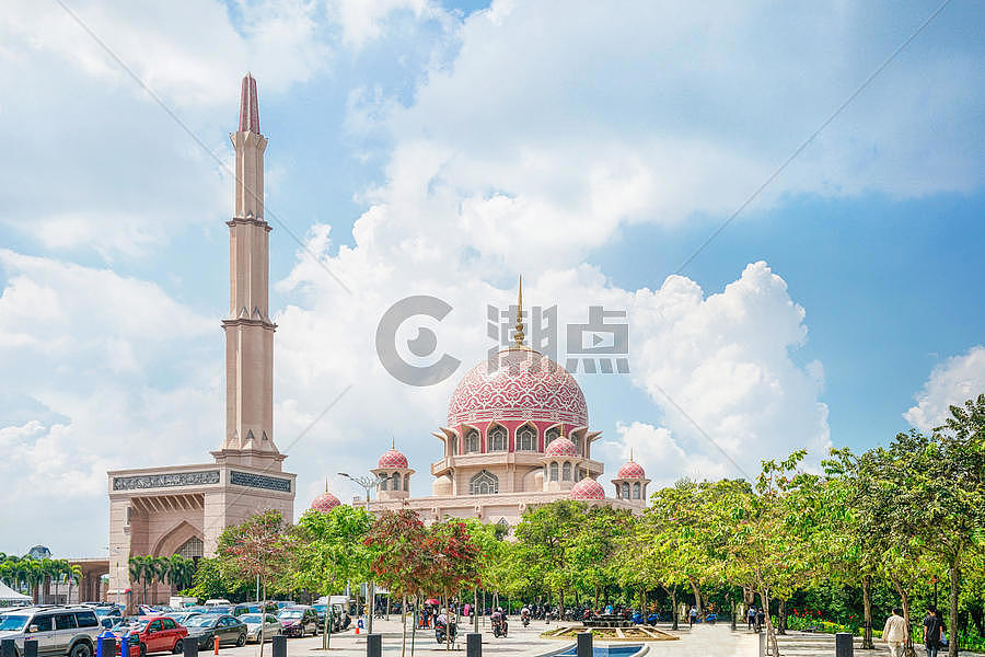 马来西亚粉红清真寺图片素材免费下载