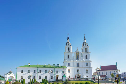白俄罗斯明斯克东正教教堂图片素材免费下载