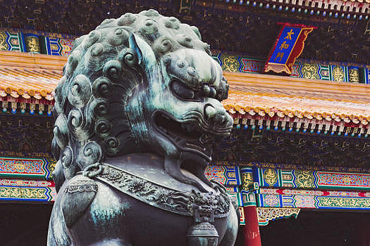 北京故宫太和门石狮子图片素材免费下载