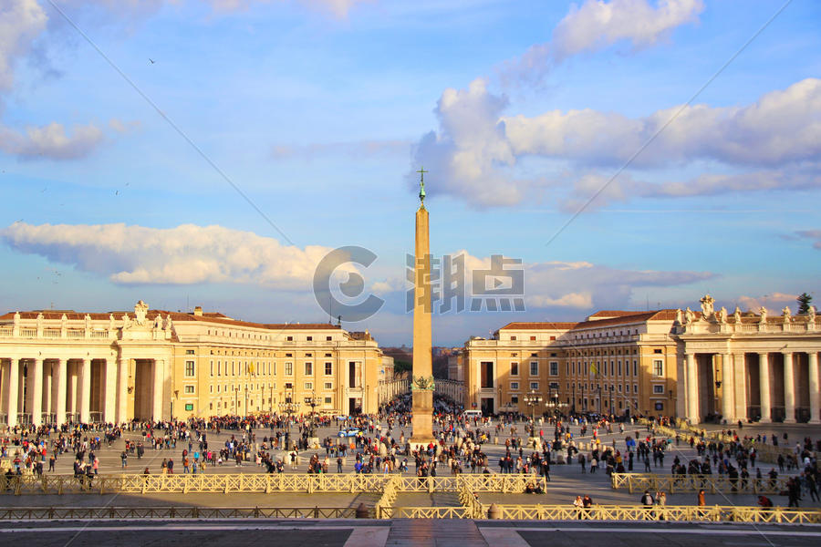 梵蒂冈圣彼得广场图片素材免费下载