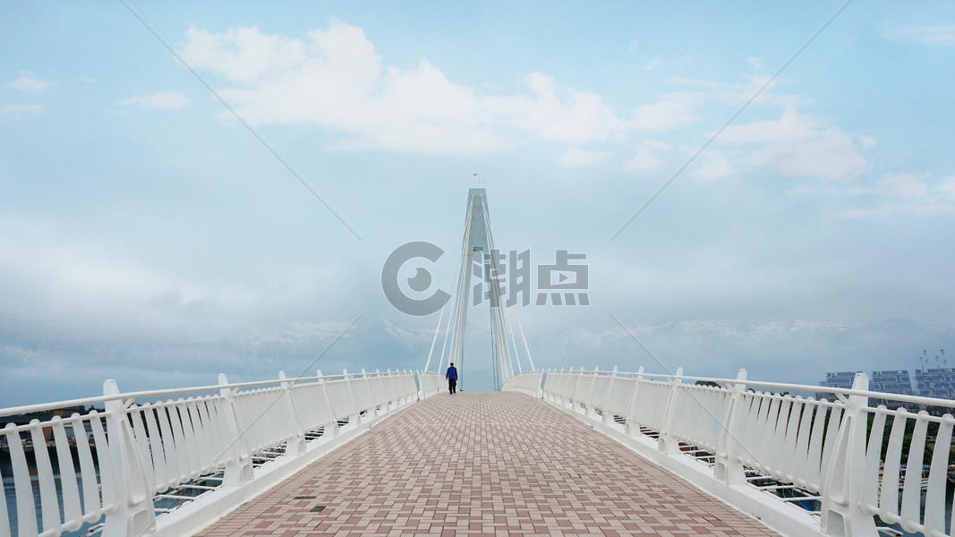台湾淡水情人桥图片素材免费下载