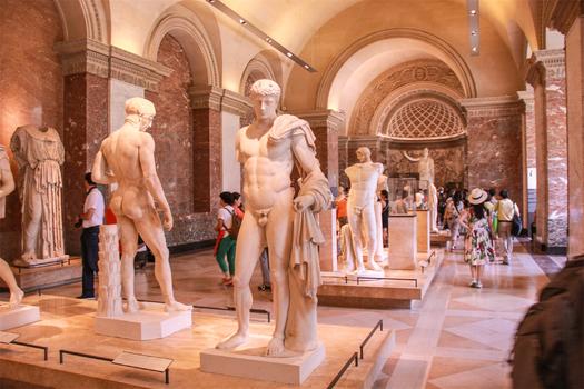法国卢浮宫著名展品图片素材免费下载