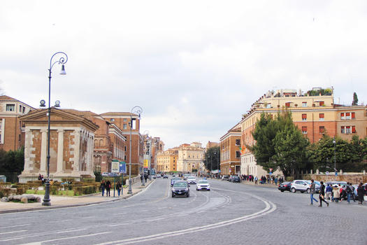 罗马城市交通图片素材免费下载