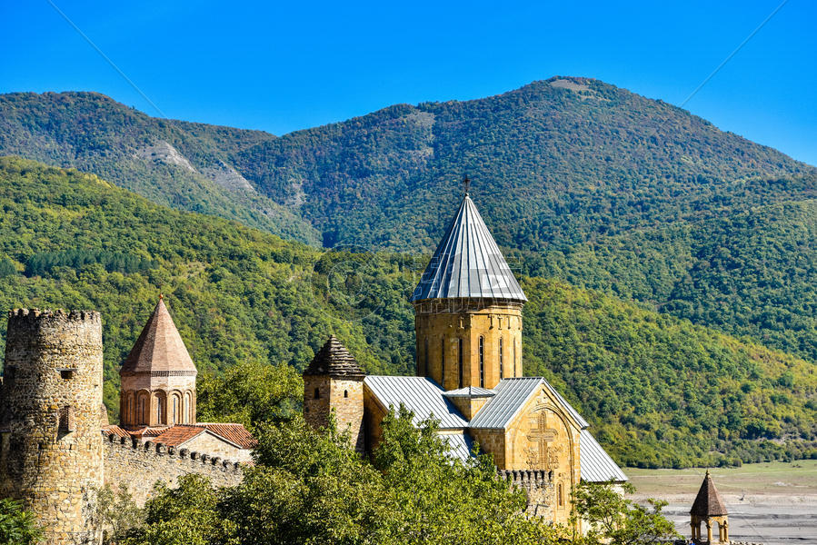 格鲁吉亚安南努利城堡图片素材免费下载
