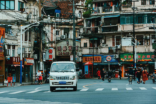 上海街景图片素材免费下载