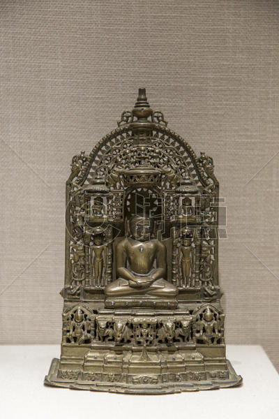 国家博物馆缅甸镀金佛雕塑图片素材免费下载