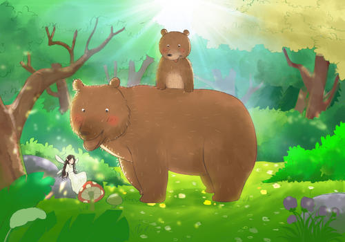 神奇动物在哪里之棕熊物语图片素材免费下载