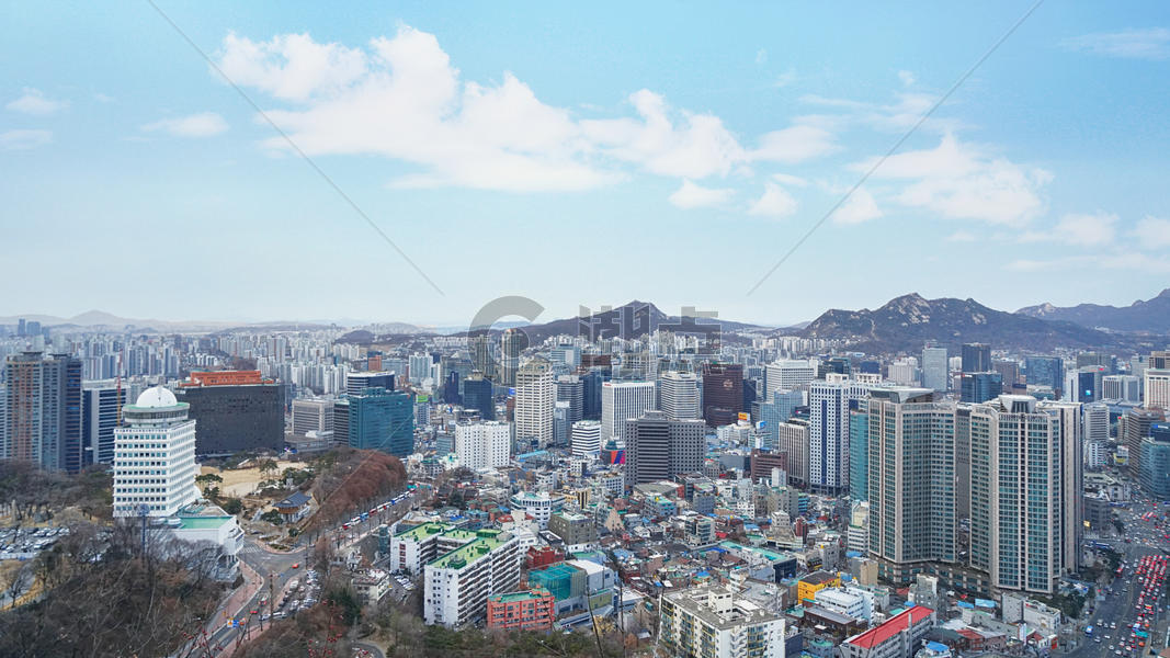 首尔城市风光图片素材免费下载