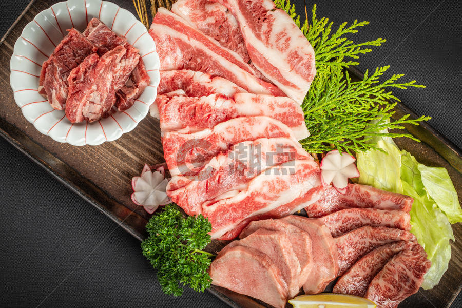 日式牛肉烧烤食材图片素材免费下载