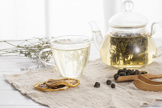 茉莉龙珠茶叶与茶具图片素材免费下载