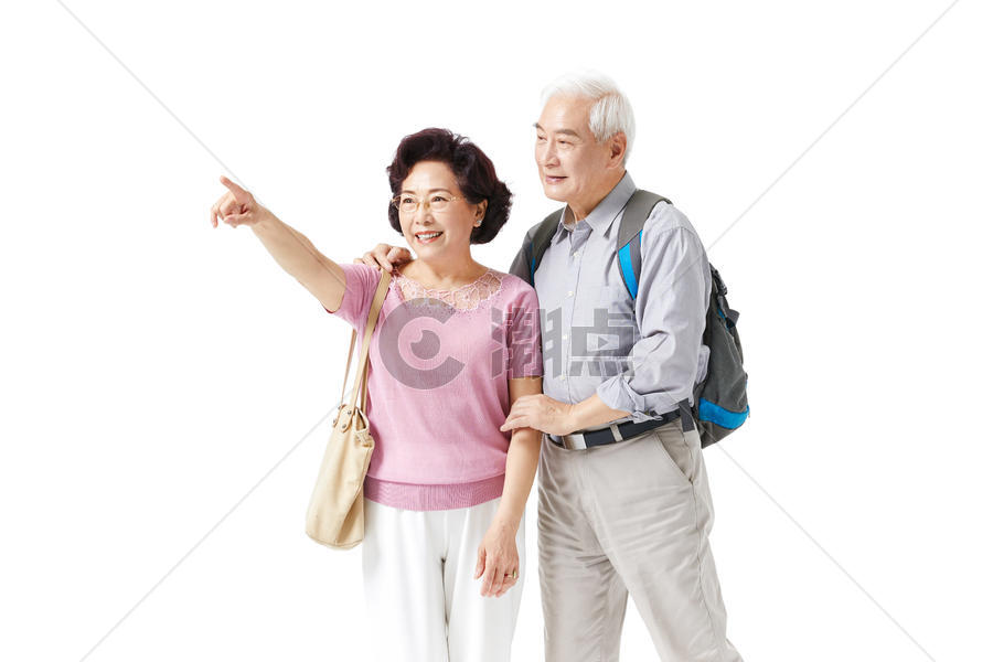 老年夫妇旅游图片素材免费下载