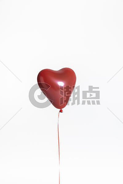 红色爱心气球图片素材免费下载