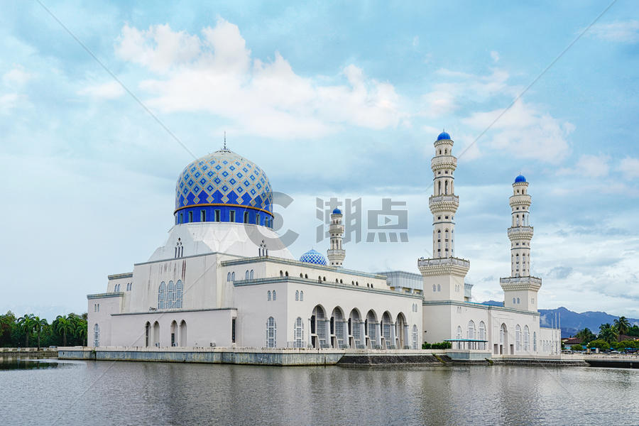 亚庇水上清真寺图片素材免费下载